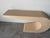 Wood 1980’s Postmodern Plastered Wood Geometric Waterfall Console Table For Sale - Image 7 of 12