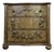 Vintage Lane Hand-Painted Floral Serpentine Chest of Drawers For Sale