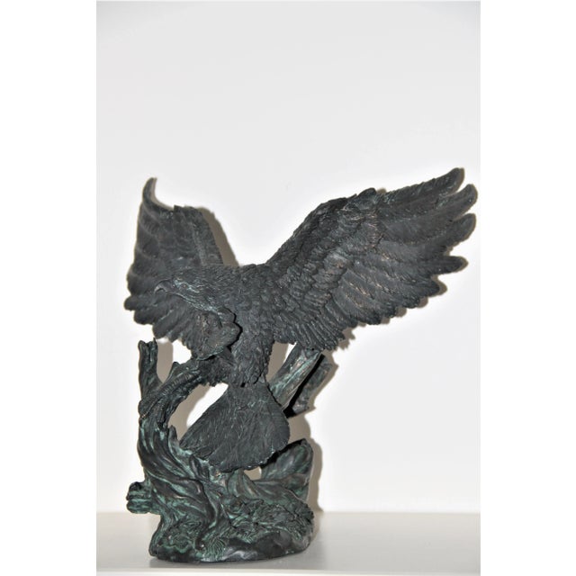 Sculpture Materials Late 20th Century Eagle Sculpture/Statue For Sale - Image 7 of 8