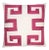 Empire Birch Pillow - Fuchsia Ribbon For Sale