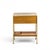 Calvin Paul McCobb for Calvin Irwin Group Model 8714 Mid Century Bleached Mahogany, Cane, Brass and Travertine Nightstand - Pair For Sale - Image 4 of 13