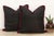 Mid 20th Century Pair of Morbi Black Dotted Ahir Handloom Pillows For Sale - Image 5 of 5