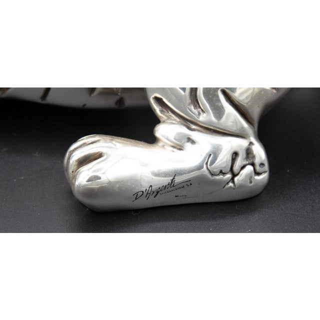 D’Argenta Silver-Plated Tiger Cubs – Ricardo Del Rio – Set of Two For Sale - Image 4 of 10