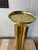 Postmodern Polished Brass Pedestal Plant Stand, Sculptural Modernist Form For Sale In New York - Image 6 of 8
