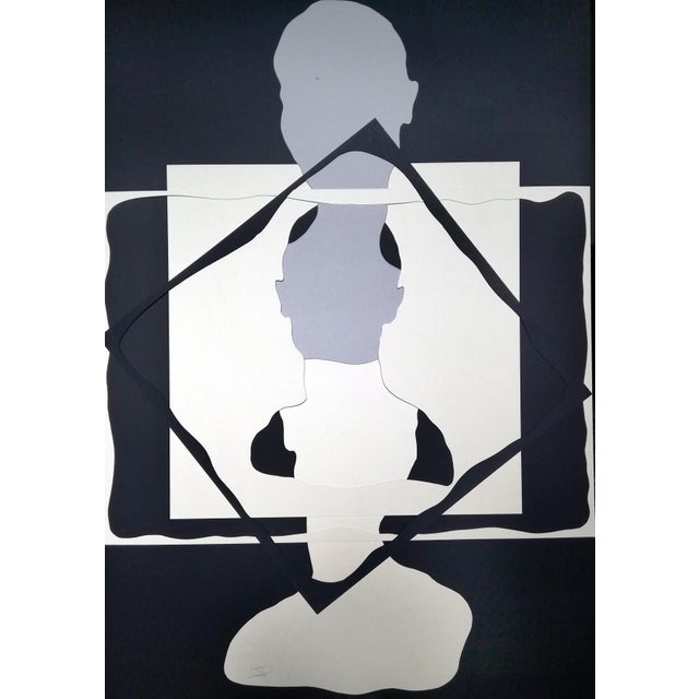 Black Stefano Mazzolini, CCS, Collage For Sale - Image 8 of 8