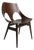 Mid-Century Modern Chair with Curved Plywood Seat from Carl Jacobs, 1950s For Sale