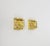 A set of two rare gold Maritim Lampet wall lamps, produced by Danish lighting manufacturer Vitrika in the 1970s. Both...