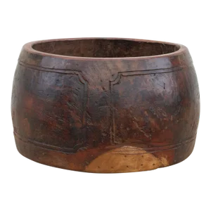 Drum Vintage Textured Naga Rice Bowl