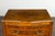 Italian 1800s Petite Walnut Three-Drawer Bow Front Chest with Banding For Sale - Image 12 of 12