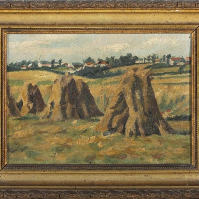 Portuguese School Artist, Medas, Oil on Canvas For Sale - Image 6 of 6