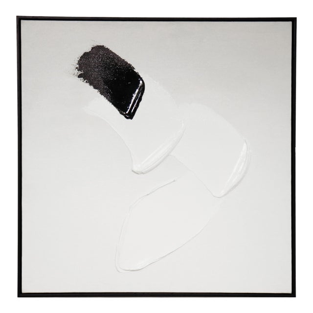 Pasargad Home Motions Hand-Painted Minimalist Oil Painting For Sale