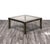 Low Table In Brass And Smoked Glass - Hollywood Regency, 1970s Elegant low living room table in perfect Hollywood Regency...