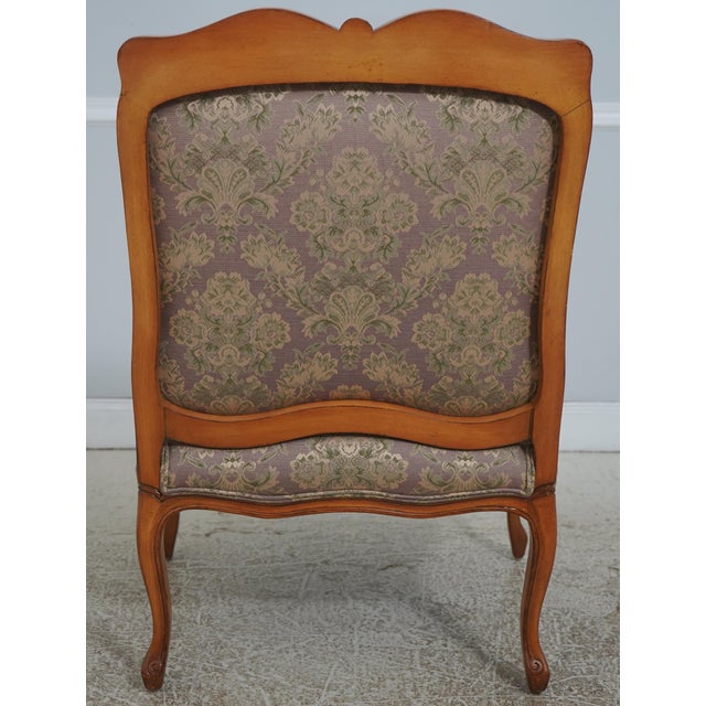 Pair of French Louis XV Style Open Armchairs Fauteuils For Sale - Image 4 of 18