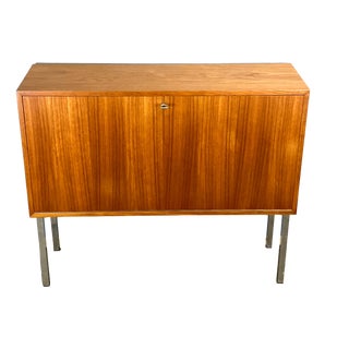 Small Bar Cabinet in Teak, 1960s For Sale