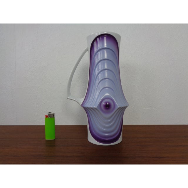 Mid-Century Modern Mid-Century Pop Art Purple Vase from Royal KPM, Germany, 1960s For Sale - Image 3 of 18