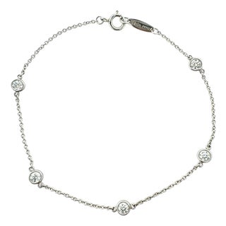 1990s Elsa Peretti for Tiffany & Co. Diamonds by the Yard Bracelet For Sale