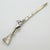 Vintage Italian Genuine Silver 800 Rifle Long Miniature Figurine by Raspini Gioielli, 1970s For Sale - Image 13 of 13
