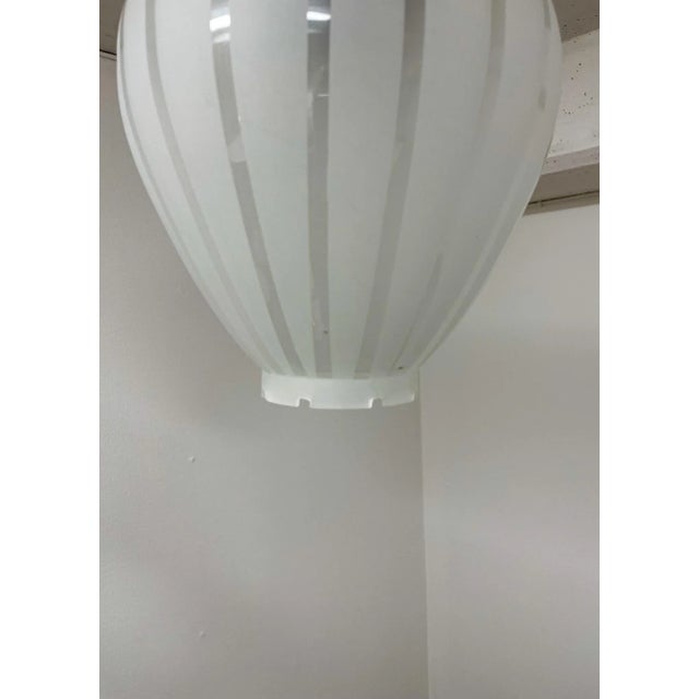 Swedish Art Deco Pendent Brass & Glass, 1940s For Sale - Image 9 of 18