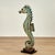 Vintage Carved Wood Seahorse Sculpture For Sale In West Palm - Image 6 of 9