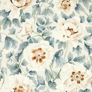 Harlequin Florent Wallpaper in SailCloth/Celestial/Clay For Sale