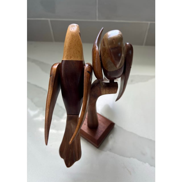 Mid Century Danish Modern Parrots on a Branch For Sale In Savannah - Image 6 of 12