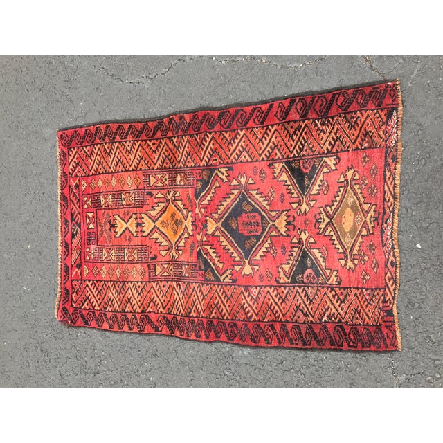 Vintage Red Persian Rug 2'5"x3'9" Chairish