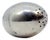 Silver Egg-Shaped Salt Shaker with Ballast Inside For Sale