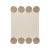 Tapis Shaped 68 is a Memphis Design style rug in neutral cream hues, a classic yet sophisticated color combination....