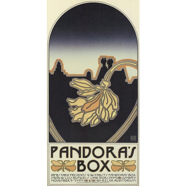 Artist: David Lance Goines Title: Chez Panisse Third Birthday Celebration Year: 1978 Signed: No Medium: Offset Lithograph...