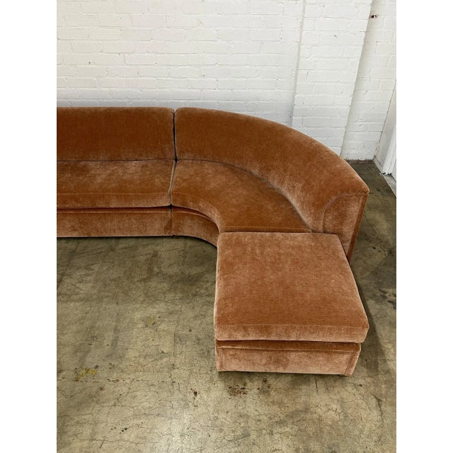 Textile Modern Abruzzo Sectional For Sale - Image 7 of 12