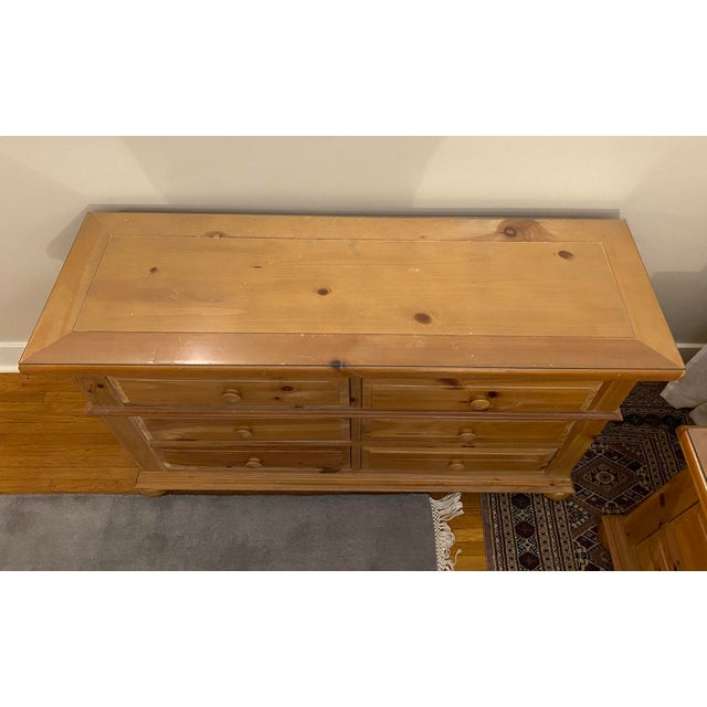Broyhill Fontana Distressed Pine 6Drawer Dresser Chairish
