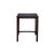 This elegant vintage hardwood side table showcases classic East Asian joinery and refined craftsmanship, featuring a clean...