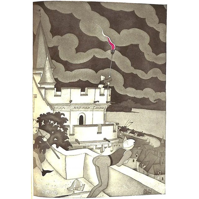 Red "Droll Stories - Volumes I & Ii" 1928 De Balzac, Honore For Sale - Image 8 of 14