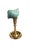 Pair of Vintage Solid Brass Candlesticks With Turbo Shell Topper Sculptures For Sale - Image 4 of 5