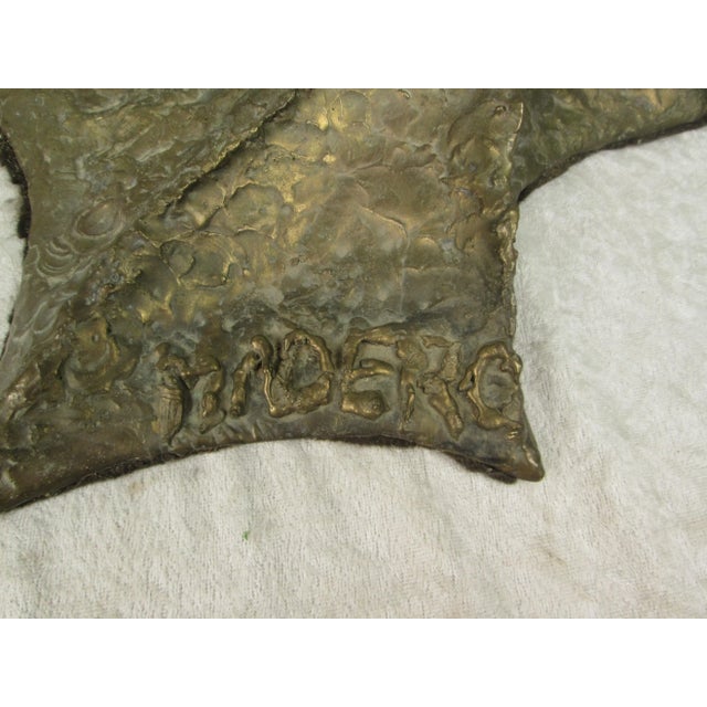 1975 Rogelio Madero De La Pena Bronze Sculpture "Campana en El Norte" For Sale - Image 14 of 18