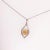 Modern Citrine Pendant with Earth Mined Diamonds in Solid 14K White Gold Round 5mm For Sale - Image 3 of 8