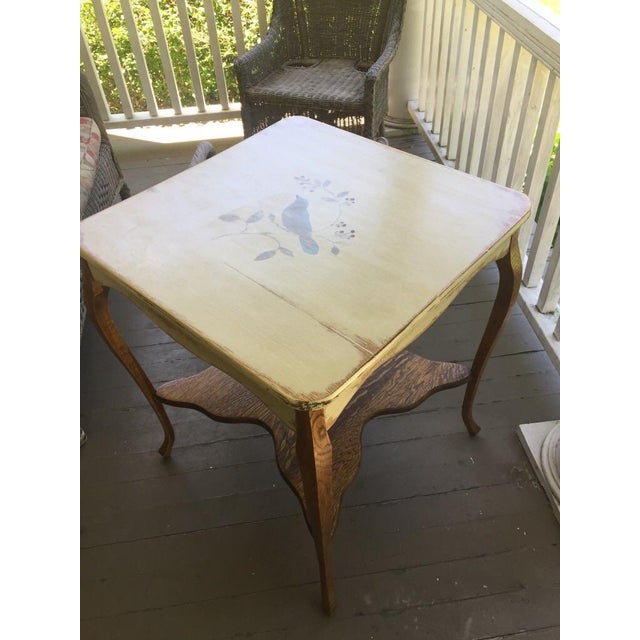 Farmhouse 20th Century Cottage Solid Oak Occasional Table For Sale - Image 3 of 4