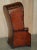 Late 20th Century Fully Restored Hand-Dyed Cigar Brown Leather Chesterfield Tufted Porters Armchair For Sale In Dallas - Image 6 of 13
