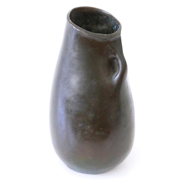 Mid-Century Modern Bronze Vase, Germany, 1960s For Sale - Image 14 of 18