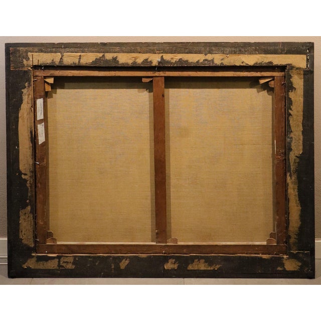 Roman Artist after Caravaggio, Company of Musicians, 1650, Oil on Canvas For Sale - Image 14 of 15