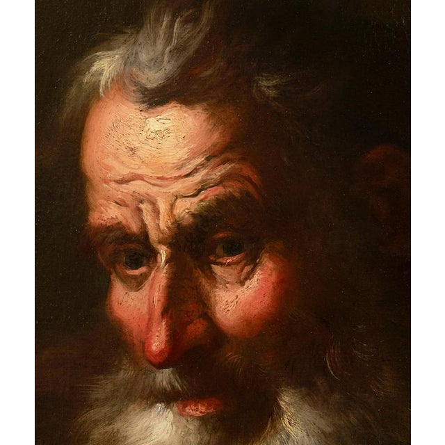 German Master, 18th Century – Portrait of an Elderly Bearded Man A Character Study This striking and deeply expressive...