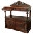 Antique Scottish Carved Oak Renaissance Revival Wine Server Buffet Sideboard For Sale - Image 11 of 12