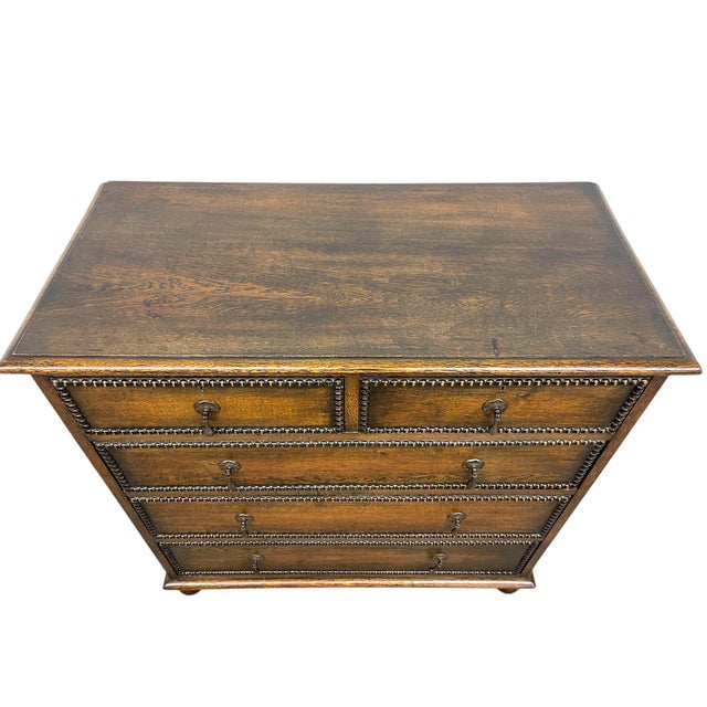 Early 20th Century Early 20th Century English Chest of Drawers by Hansford Bros., Ryde Isle of Wight For Sale - Image 5 of 13