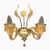 Gold Vintage Murano Glass Sconces, Set of 2 For Sale - Image 8 of 8