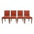 Smith & Watson Regency Carved Mahogany Dining Chairs, Set of Four For Sale