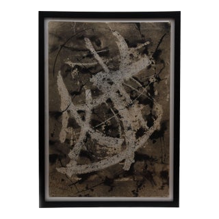 1980s Jean Negulusco Abstract Work on Paper, Signed For Sale