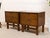 Pair of Vintage Mid-Century Modern Walnut Two-Drawer Formica Top Nightstands For Sale - Image 4 of 7