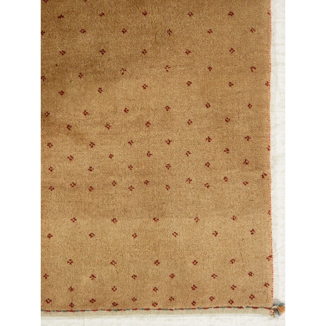 Vintage Hand-Knotted Persian Gabbeh Rug 6'5" X 9'10" For Sale - Image 4 of 6