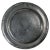 Metal Large Continental Pewter Wrigglework Single Reeded Dish / Plate For Sale - Image 7 of 7