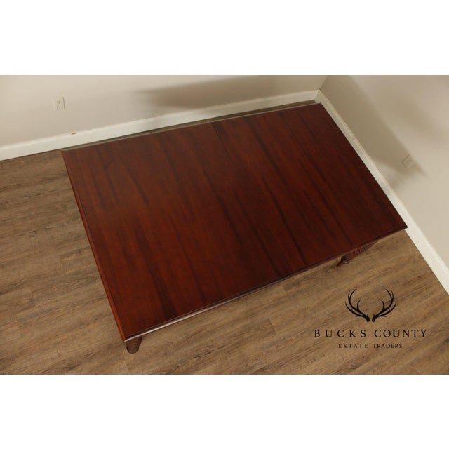 Ethan Allen 'British Classics' Extendable Dining Table For Sale - Image 13 of 16